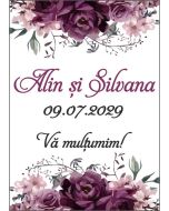 Eticheta autoadeziva/cartonata pentru sticle si borcane, cod E003