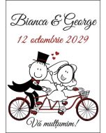 Eticheta autoadeziva/cartonata pentru sticle si borcane, cod E012