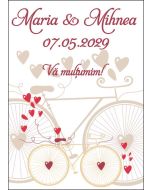 Eticheta autoadeziva/cartonata pentru sticle si borcane, cod E015