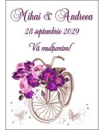 Eticheta autoadeziva/cartonata pentru sticle si borcane, cod E020