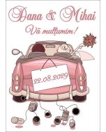 Eticheta autoadeziva/cartonata pentru sticle si borcane, cod E024