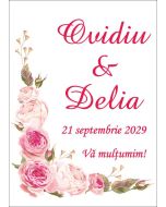 Eticheta autoadeziva/cartonata pentru sticle si borcane, cod E028