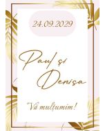 Eticheta autoadeziva/cartonata pentru sticle si borcane, cod E030