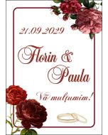 Eticheta autoadeziva/cartonata pentru sticle si borcane, cod E035