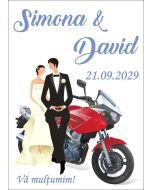 Eticheta autoadeziva/cartonata pentru sticle si borcane, cod E037