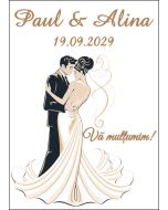 Eticheta autoadeziva/cartonata pentru sticle si borcane, cod E040