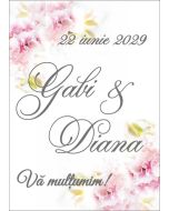 Eticheta autoadeziva/cartonata pentru sticle si borcane, cod E041