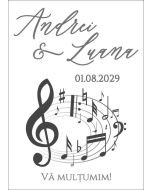 Eticheta autoadeziva/cartonata pentru sticle si borcane, cod E043