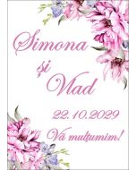 Eticheta autoadeziva/cartonata pentru sticle si borcane, cod E046