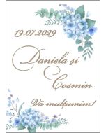 Eticheta autoadeziva/cartonata pentru sticle si borcane, cod E049