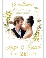 Eticheta autoadeziva/cartonata pentru sticle si borcane, cod E051