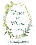 Eticheta autoadeziva/cartonata pentru sticle si borcane, cod E060