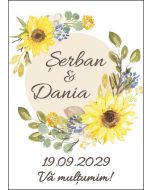 Eticheta autoadeziva/cartonata pentru sticle si borcane, cod E062