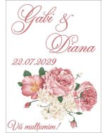 Eticheta autoadeziva/cartonata pentru sticle si borcane, cod E072