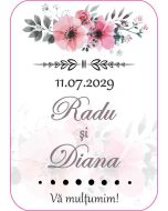 Eticheta autoadeziva/cartonata pentru sticle si borcane, cod E074