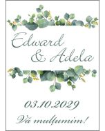 Eticheta autoadeziva/cartonata pentru sticle si borcane, cod E083