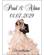 Eticheta autoadeziva/cartonata pentru sticle si borcane, cod E084