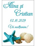 Eticheta autoadeziva/cartonata pentru sticle si borcane, cod E085