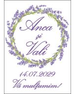 Eticheta autoadeziva/cartonata pentru sticle si borcane, cod E088