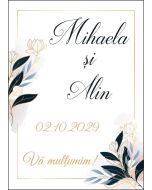 Eticheta autoadeziva/cartonata pentru sticle si borcane, cod E094