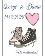 Eticheta autoadeziva/cartonata pentru sticle si borcane, cod E097