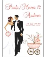 Eticheta autoadeziva/cartonata pentru sticle si borcane, cod E202