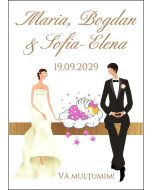 Eticheta autoadeziva/cartonata pentru sticle si borcane, cod E204