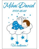 Eticheta autoadeziva/cartonata pentru sticle si borcane, cod E317