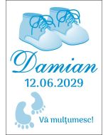 Eticheta autoadeziva/cartonata pentru sticle si borcane, cod E324