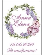 Eticheta autoadeziva/cartonata pentru sticle si borcane, cod E342