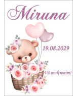 Eticheta autoadeziva/cartonata pentru sticle si borcane, cod E351