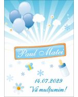 Eticheta autoadeziva/cartonata pentru sticle si borcane, cod E357