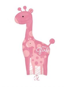 Balon folie girafa "It's a girl", cod 25181
