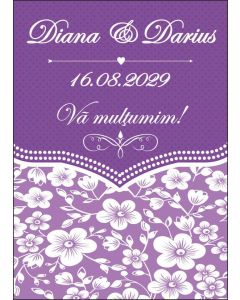 Eticheta autoadeziva/cartonata pentru sticle si borcane, cod E023