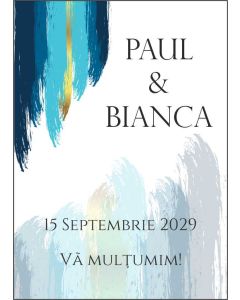 Eticheta autoadeziva/cartonata pentru sticle si borcane, cod E057