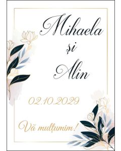 Eticheta autoadeziva/cartonata pentru sticle si borcane, cod E094