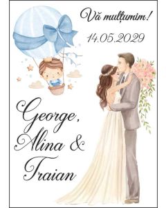 Eticheta autoadeziva/cartonata pentru sticle si borcane, cod E207