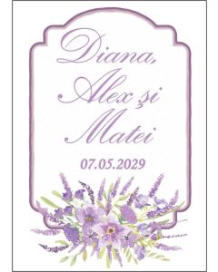 Eticheta autoadeziva/cartonata pentru sticle si borcane, cod E221