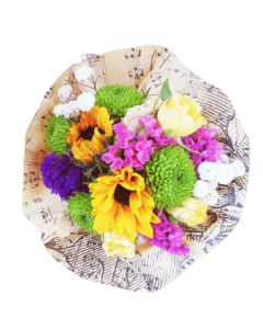 Mini buchet flori naturale, cod MBF03