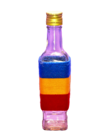 Sticla 250 ml Stof 1 in sfoara colorata, cod HM017