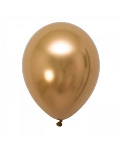 Baloane latex aurii lucioase 33 cm 10 buc, cod 120.88