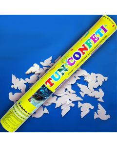 Tun confetti cu porumbei albi, cod 8240.WP