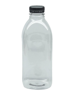 Sticla plastic 1 litru Patrata, cod STP052